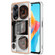 OPPO A98 Electroplating Marble Dual-side IMD Phone Case - Retro Radio