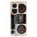 OPPO Reno10 5G Global Electroplating Marble Dual-side IMD Phone Case - Retro Radio