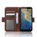 ZTE Avid 589 Z5158 Skin Feel Calf Texture Card Slots Leather Phone Case - Brown