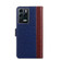 ZTE Axon 30 Ultra 5G Ostrich Texture Flip Leather Phone Case - Blue