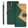 ZTE Axon 30S idewei Two-color Splicing Leather Phone Case - Green