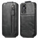 ZTE Axon 30S Zipper Wallet Vertical Flip Leather Phone Case - Black