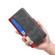 ZTE Axon 40 Lite Contrast Color Side Buckle Leather Phone Case - Red + Black