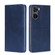 ZTE Axon 40 Lite Cow Texture Magnetic Leather Phone Case - Blue ZTE Axon 40 Lite Cow Texture Magnetic Leather Phone Case - Blue