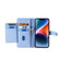 ZTE Axon 40 Lite Lite Sheep Texture Cross-body Zipper Wallet Leather Phone Case - Blue ZTE Axon 40 Lite Lite Sheep Texture Cross-body Zipper Wallet Leather Phone Case - Blue