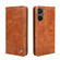 ZTE Axon 40 Lite Non-Magnetic Retro Texture Leather Phone Case - Brown