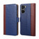 ZTE Axon 40 Lite Ostrich Texture Horizontal Flip Leather Phone Case - Blue