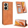 ZTE Axon 40 Pro Magnetic Buckle Retro Texture Leather Phone Case - Brown