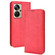ZTE Axon 40 Pro Magnetic Buckle Retro Texture Leather Phone Case - Red