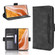 ZTE Axon 40 Pro Skin Feel Calf Texture Card Slots Leather Phone Case - Black