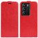 ZTE Axon 40 Ultra R64 Texture Vertical Flip Leather Phone Case - Red
