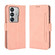 ZTE Axon 40 Ultra Skin Feel Calf Texture Card Slots Leather Phone Case - Pink