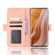 ZTE Axon 40 Ultra Skin Feel Calf Texture Card Slots Leather Phone Case - Pink