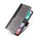 ZTE Blabe V41 Smart 4G Contrast Color Side Buckle Leather Phone Case - Black + Grey