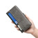 ZTE Blabe V41 Smart 4G Contrast Color Side Buckle Leather Phone Case - Black + Grey