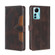 ZTE Blabe V41 Smart 4G Skin Feel Magnetic Buckle Leather Phone Case - Brown