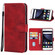 ZTE Blade A0622 / A0620 / A0605 Leather Phone Case - Red ZTE Blade A0622 / A0620 / A0605 Leather Phone Case - Red