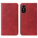 ZTE Blade A31 Plus Magnetic Closure Leather Phone Case - Red