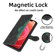 ZTE Blade A32 Skin Feel Magnetic Buckle Leather Phone Case - Brown
