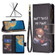 ZTE Blade A51 Colored Drawing Pattern Zipper Leather Phone Case - Bear