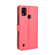 ZTE Blade A51 Crazy Horse Texture Horizontal Flip Leather Case with Holder & Card Slots & Lanyard - Red