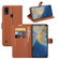 ZTE Blade A51 Litchi Texture Horizontal Flip Protective Case with Holder & Card Slots & Wallet - Brown