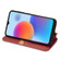 ZTE Blade A52 Cubic Grid Pressed Magnetic Leather Phone Case - Red