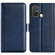 ZTE Blade A52 Dual-side Magnetic Buckle Leather Phone Case - Dark Blue