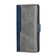 ZTE Blade A52 Lite Contrast Color Side Buckle Leather Phone Case - Blue+Grey