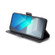 ZTE Blade A52 Lite Contrast Color Side Buckle Leather Phone Case - Blue+Grey
