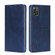 ZTE Blade A52 Lite Cow Texture Magnetic Leather Phone Case - Blue