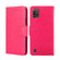 ZTE Blade A52 Lite Crystal Texture Horizontal Flip Leather Phone Case - Rose Red