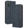 ZTE Blade A52 Lite Magnetic Buckle Retro Texture Leather Phone Case - Blue