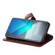 ZTE Blade A52 Lite Zipper Bag Leather Phone Case - Brown
