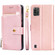 ZTE Blade A52 Lite Zipper Bag Leather Phone Case - Rose Gold