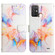 ZTE Blade A52 PT003 Marble Pattern Flip Leather Phone Case - Marble White