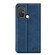 ZTE Blade A52 Retro-skin Magnetic Suction Leather Phone Case - Dark Blue