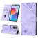 ZTE Blade A52 Skin-feel Embossed Leather Phone Case - Light Purple