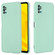 ZTE Blade A71 2021 Pure Color Liquid Silicone Shockproof Full Coverage Phone Case - Green