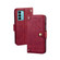 ZTE Blade A72 4G idewei Retro Texture Leather Phone Case - Red