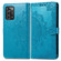 ZTE Blade A72 4G Mandala Flower Embossed Leather Phone Case - Blue