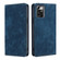 ZTE Blade A72 5G RFID Anti-theft Brush Magnetic Leather Phone Case - Blue
