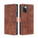 ZTE Blade A72 5G Skin Feel Crocodile Magnetic Clasp Leather Phone Case - Brown
