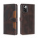 ZTE Blade A72 5G Skin Feel Magnetic Buckle Leather Phone Case - Brown