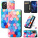 ZTE Blade A72 CaseNeo Colorful Magnetic Leather Phone Case - Colorful Cube
