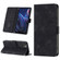 ZTE Blade A72 Skin-feel Embossed Leather Phone Case - Black