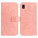 ZTE Blade L210 Skin Feel Sun Flower Pattern Flip Leather Phone Case with Lanyard - Pink