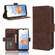 ZTE Blade L220 Skin Feel Calf Texture Card Slots Leather Phone Case - Brown