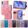 ZTE Blade V40 Pro Butterfly Love Flower Embossed Leather Phone Case - Lavender