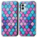 ZTE Blade V40 Pro CaseNeo Colorful Magnetic Leather Phone Case - Purple Scales